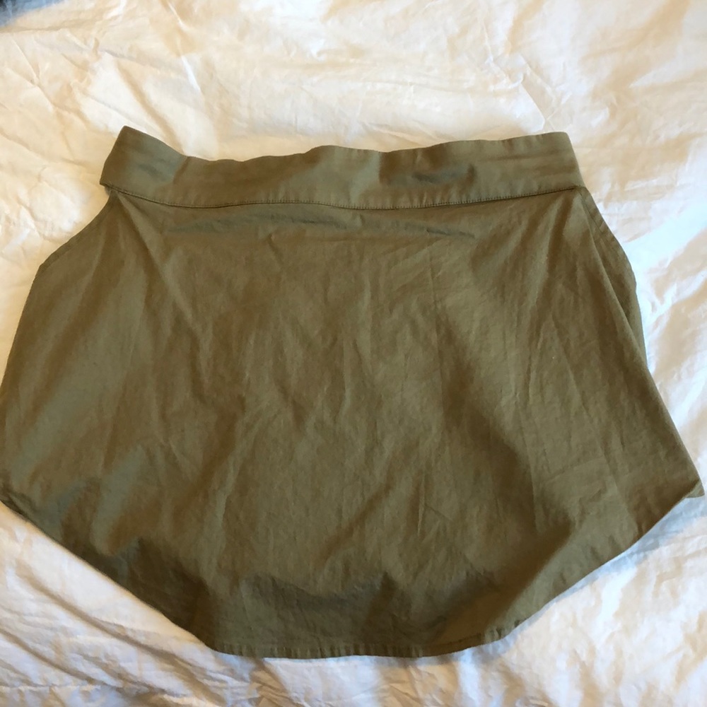 Army green tube top